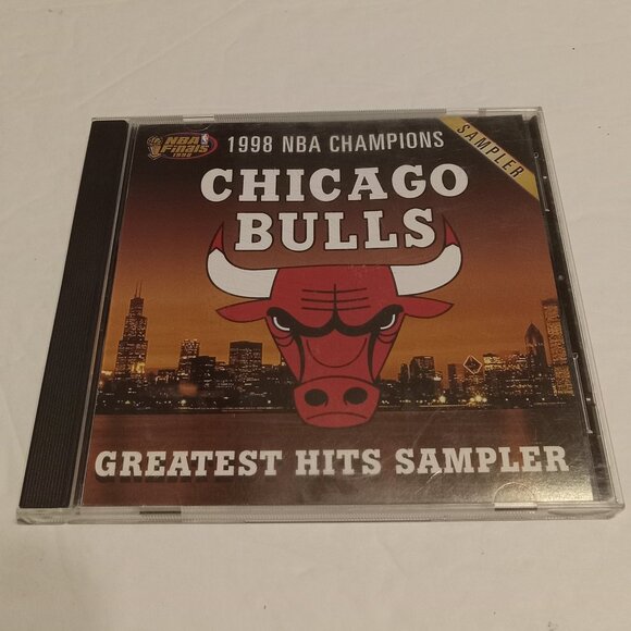 Chicago Bulls VTG 90's Greatest Hits Sampler CD 1998 NBA Champions - Picture 1 of 6